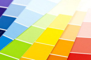 Color card paint samples