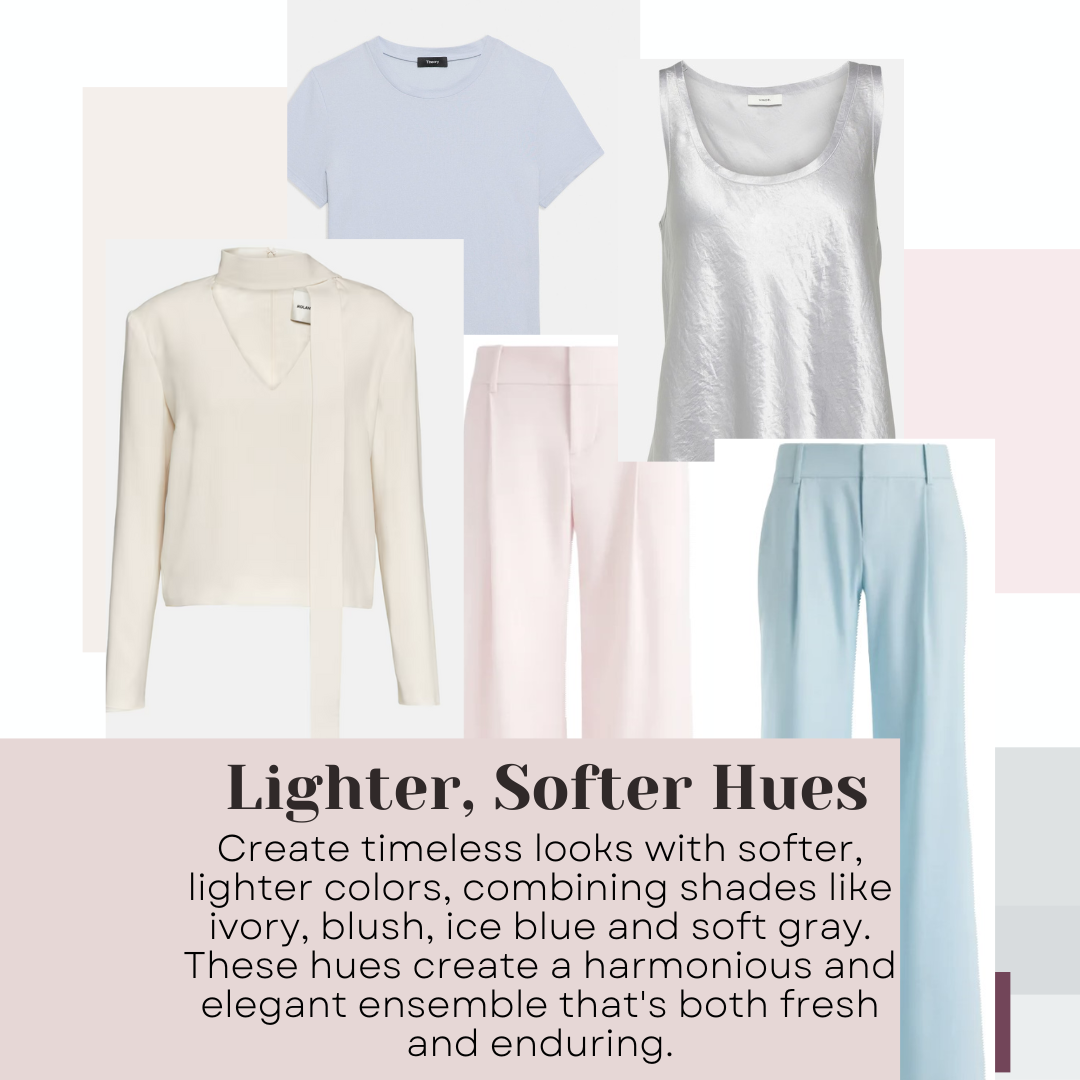 Pair Lighter, Softer Colour Hues for a Timeless Style 